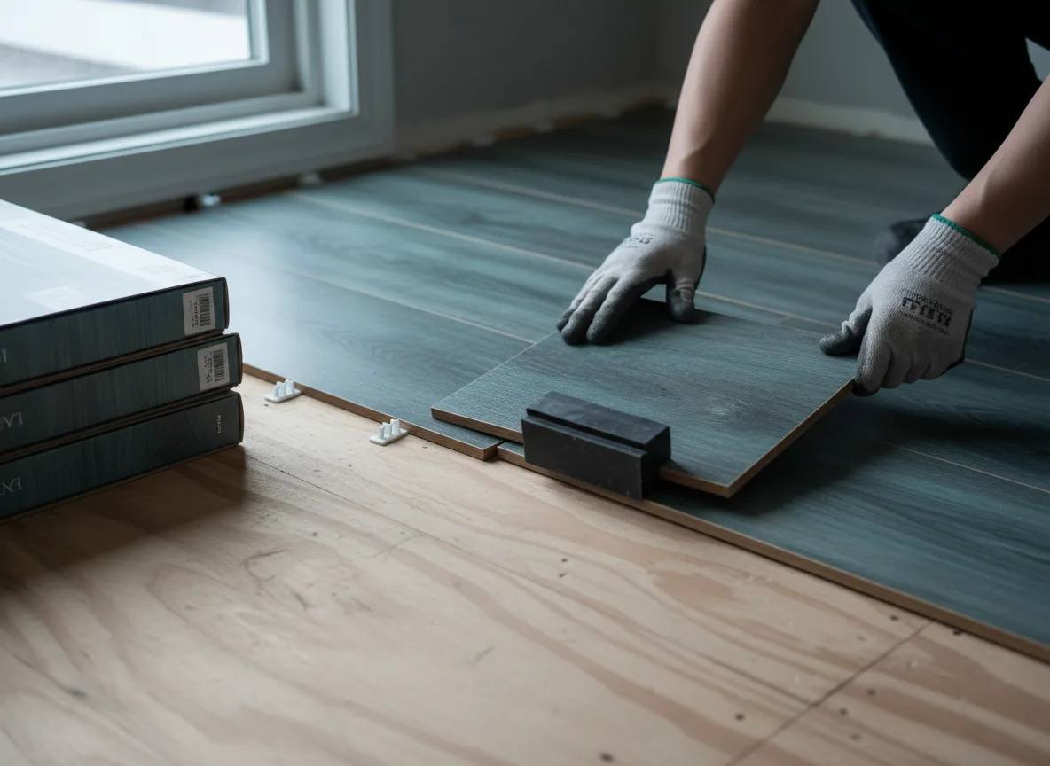 Luxury Vinyl Plank Installation company in Byars, OK